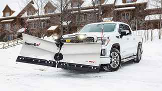 ON SALE New SnowEx 7.5 SS RDV Model, V-plow Flare Top, Trip edge Stainless Steel V-Plow, Automatixx Attachment System